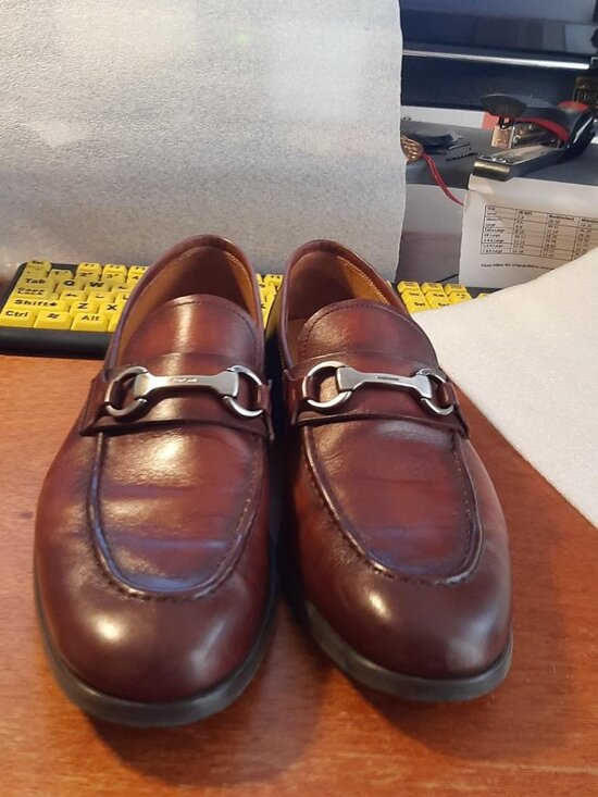 Magnanni Men Buckle Leather Loafer Brown Sz US 9/EU 42 Made Spain PreLoved main image 5